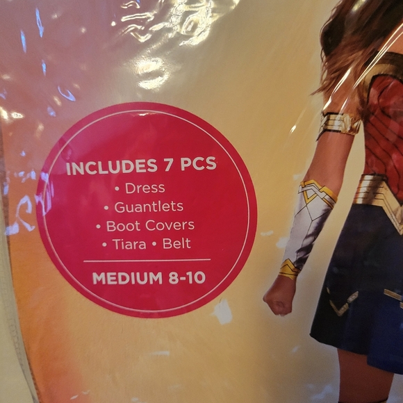Girls Wonder Woman 84 DC Super Hero Halloween Costume - Picture 2 of 6